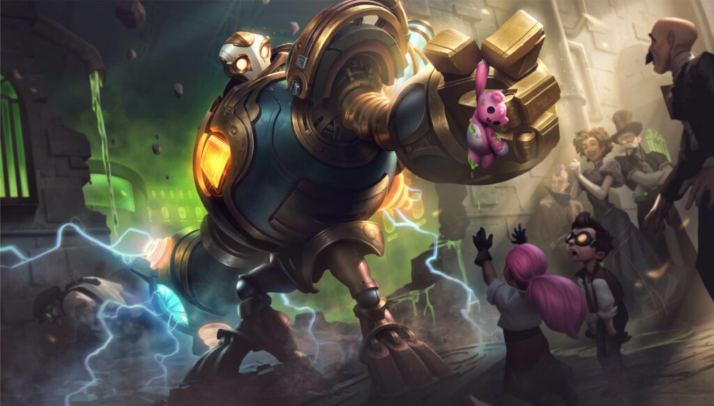 LMHT: Blitzcrank Vinh Quang là phần thưởng xếp hạng mùa 11, Volibear cũng có trang phục hàng hiệu | ONE Esports Vietnam