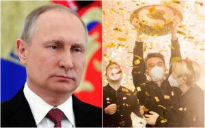 Tổng thống Nga Putin gửi lời chúc mừng ngôi vương của Team Spirit tại giải đấu TI10