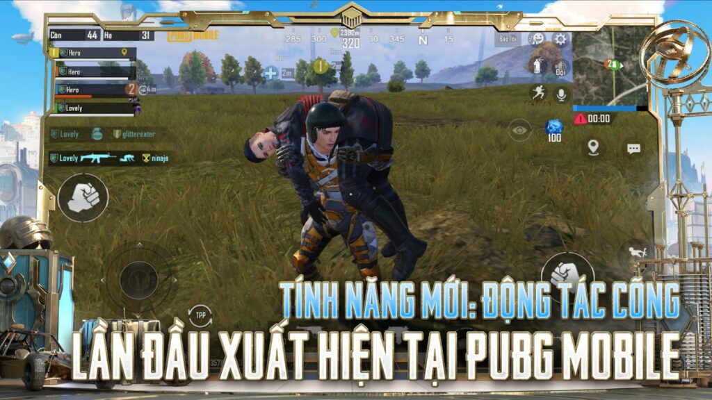 PUBG Mobile 1.7.0: Cập nhật tính năng mới cho phép 'gánh đồng đội' theo đúng nghĩa đen