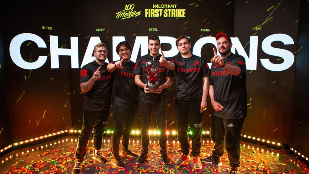 Valorant_100 Thieves thắng First Strike