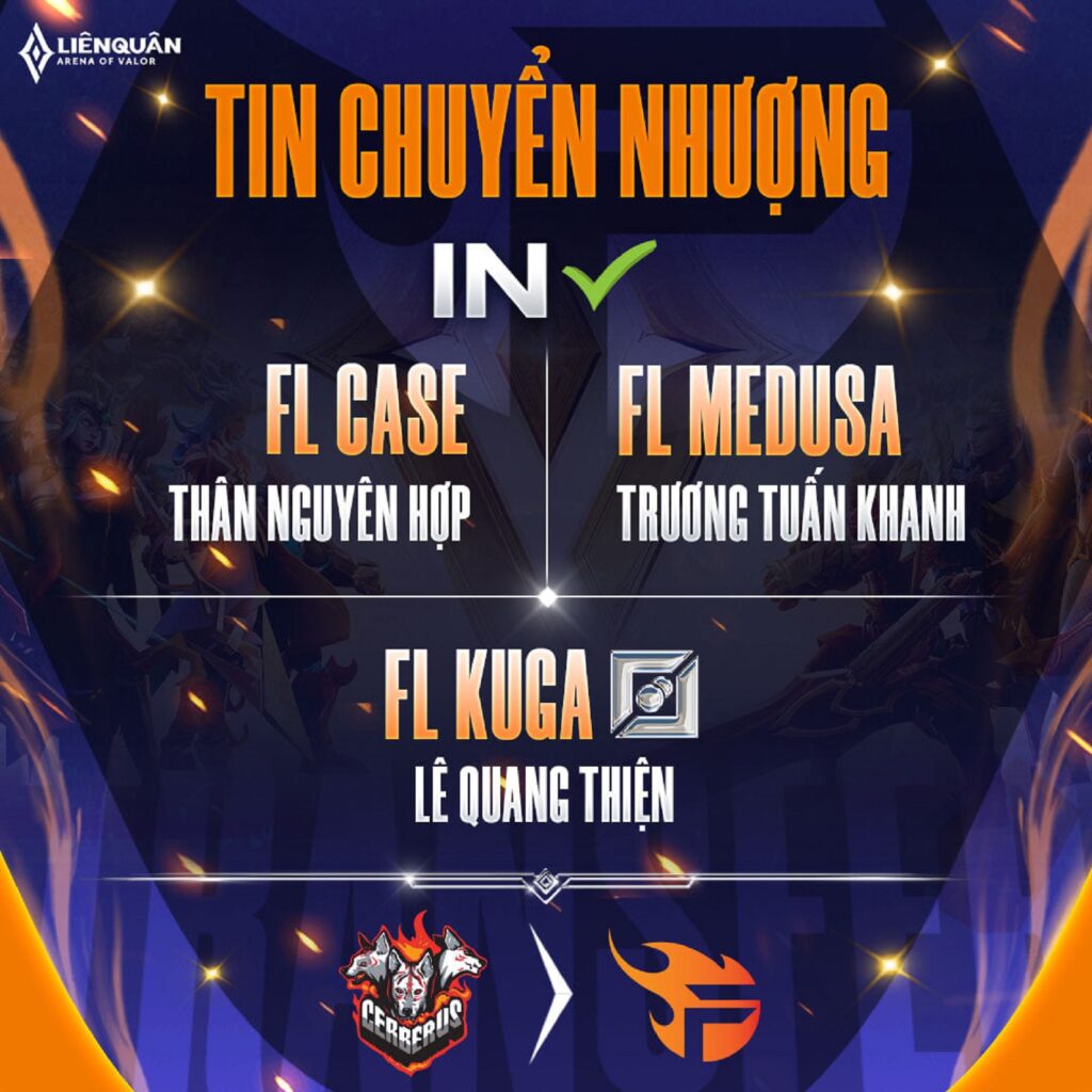 Liên Quân Mobile: Sau khi công bố bản hợp đồng khủng, Team Flash tiếp tục hé lộ 3 tân binh tiếp theo Team Flassh