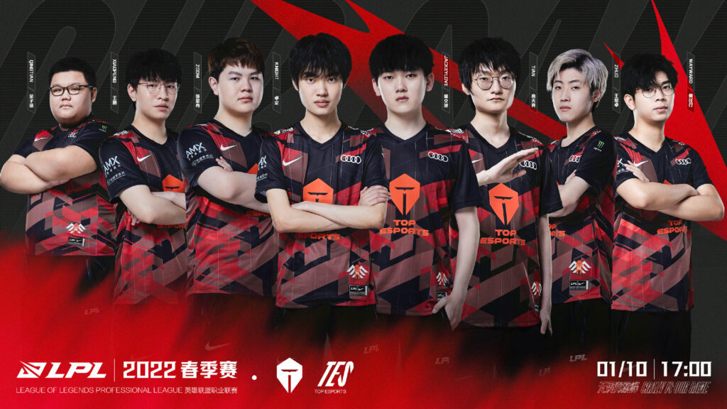 LMHT: Đội hình chính thức của các đội tuyển LPL cho mùa giải 2022