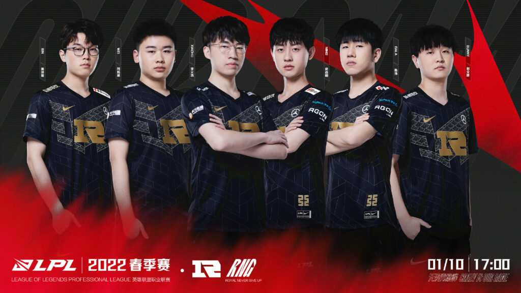 LMHT: Đội hình chính thức của các đội tuyển LPL cho mùa giải 2022