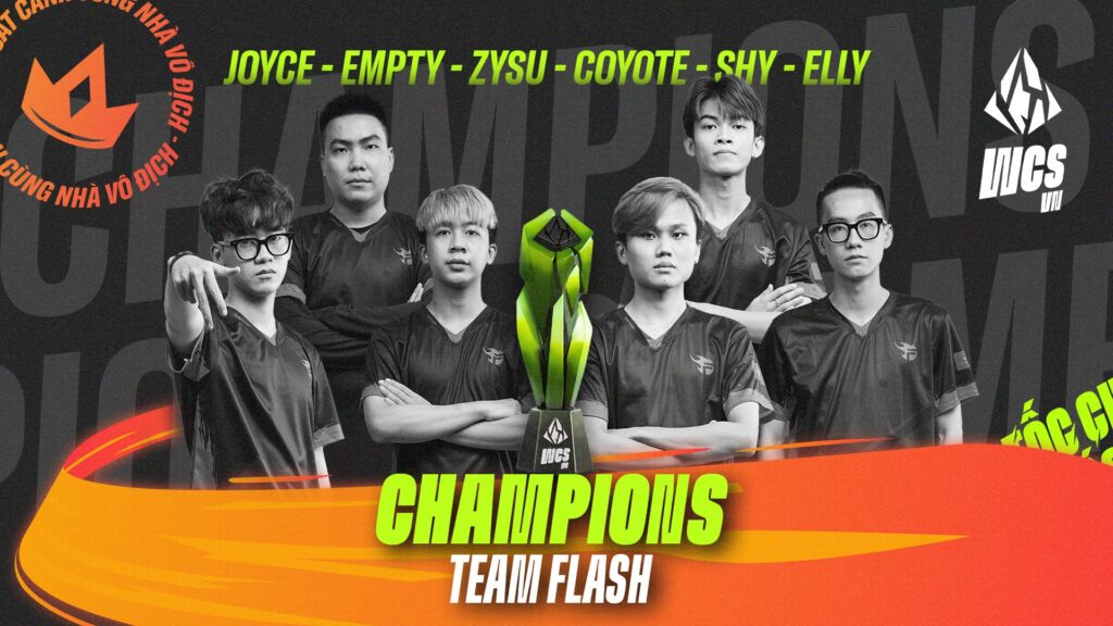 Elly cùng Team Flash trong hành trình thể hiện mình tại WCS Finals và tạo bước đà chinh phục HCV SEA Games 31