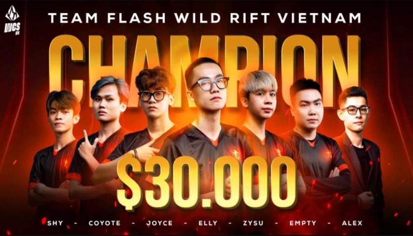 Team Flash chính thức trở thành nhà vô địch WCS Finals 2022 sau chiến thắng đậm trước Flash Wovles