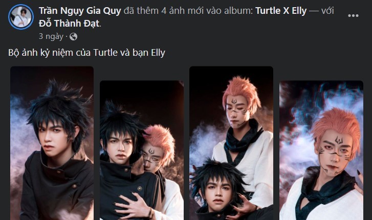 Tốc Chiến: Elly và Turtle bất ngờ cosplay thành 'Vua quỷ' Sukuna trong Jujutsu Kaisen khiến CĐM bất ngờ