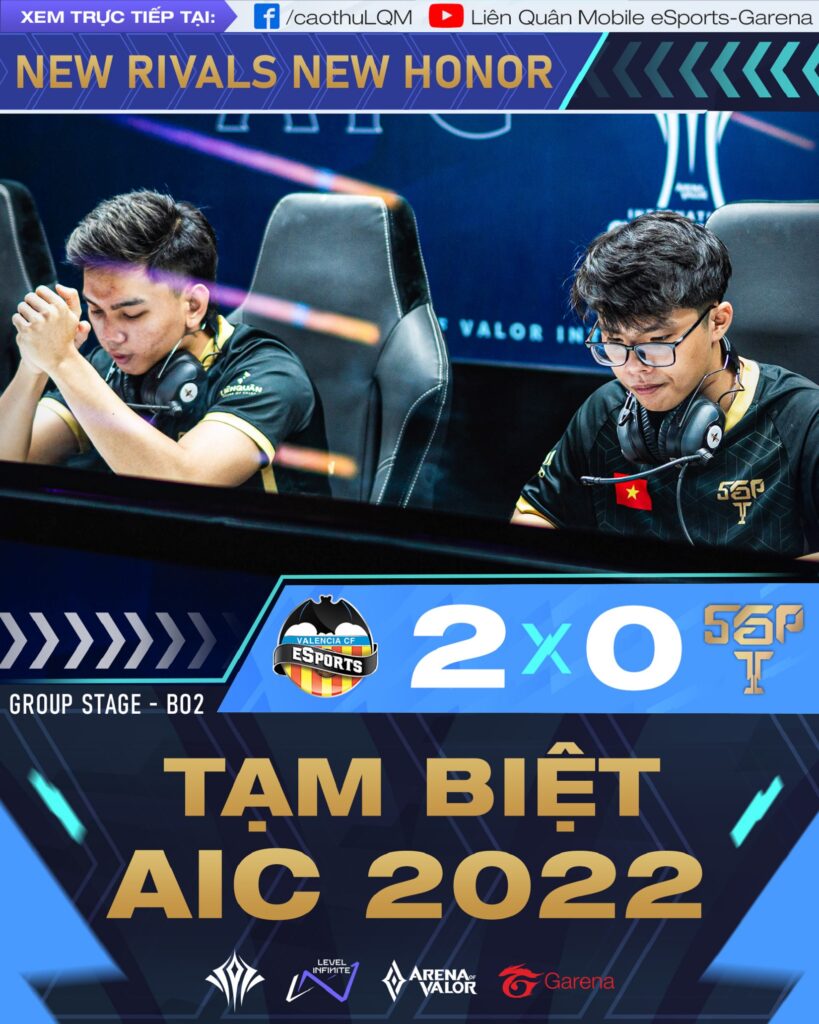 AIC 2022: Saigon Phantom chính thức dừng chân đầy tiếc nuối, trách nghiệm cao cả đè nặng lên vai Team Flash, V Gaming AIC 2022