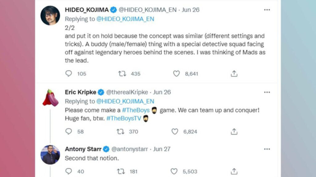 Homelander 'thỉnh cầu' Hideo Kojima sản xuất tựa game dựa theo phim The Boys Homelander 'thỉnh cầu' Hideo Kojima sản xuất tựa game dựa theo phim The Boys