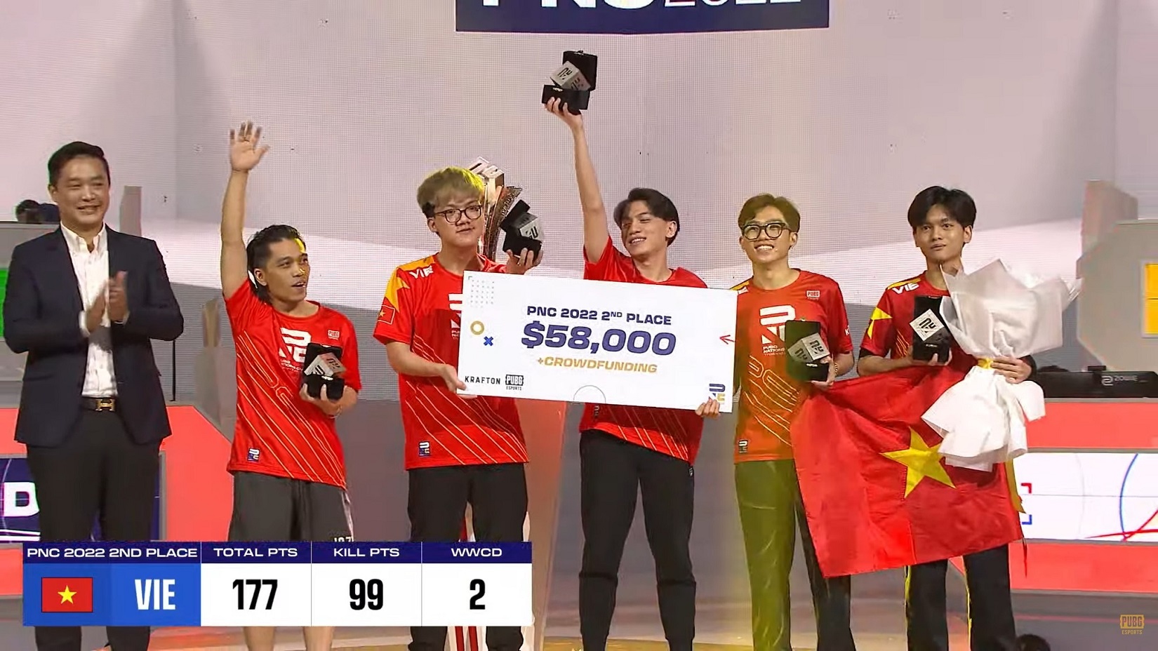 Đội tuyển Việt Nam xuất sắc có được ngôi vị Á Quân tại PUBG Nations Cup