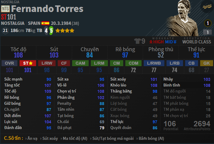 Review các thẻ mùa giải ngon bổ rẻ (Phần 2): Fernando Torres còn hợp meta? torres-ntg