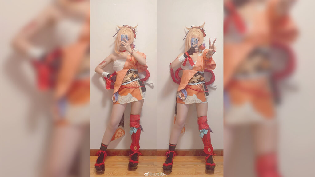 'Nữ hoàng pháo hoa' Yoimiya dưới màn cosplay của tỷ tỷ Trung Quốc