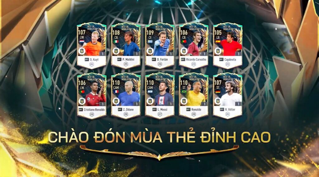 Mùa BWC FO4 là gì? Tìm hiểu chi tiết về mùa thẻ đặc biệt trong FIFA Online 4