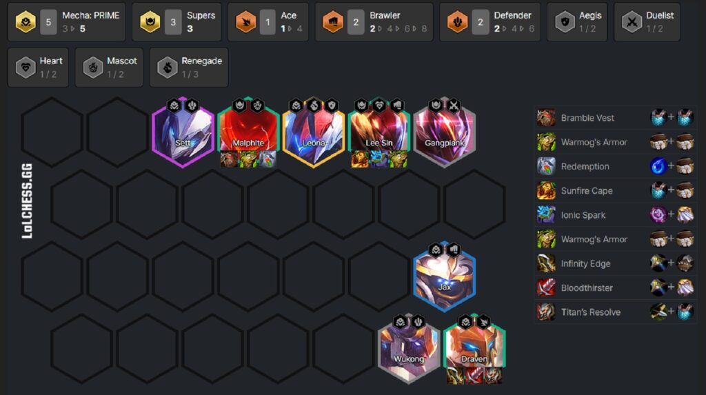 ĐTCL: Draven tướng 2 tiền mạnh nhất hiện tại draven