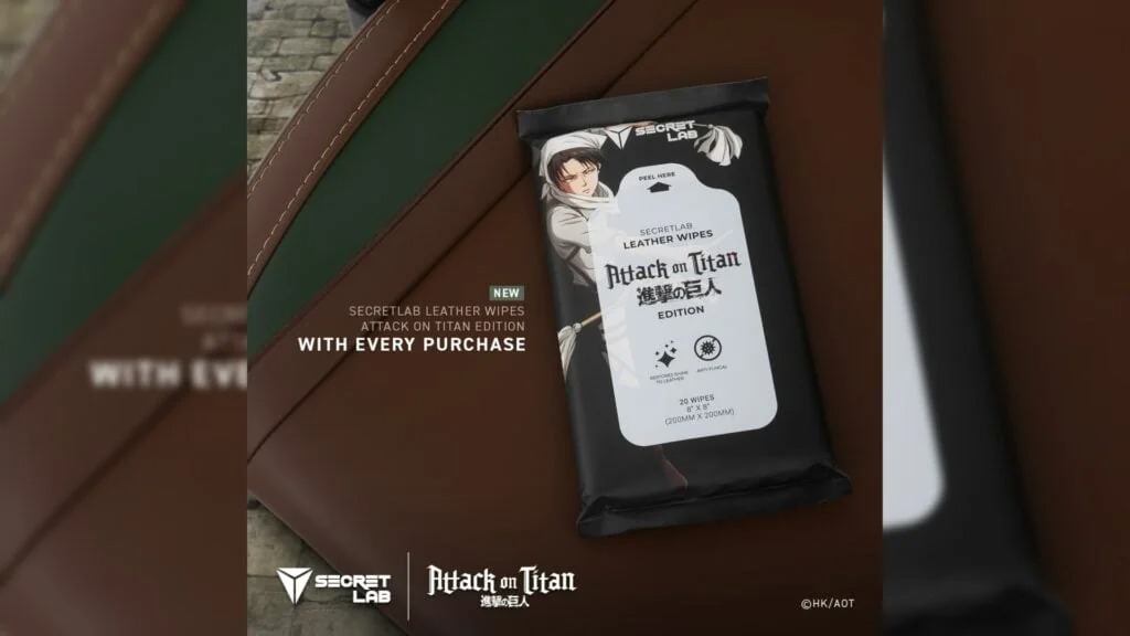 Trở nên cực kỳ quyền lực với mẫu ghế gaming Attack on Titan của nhà Secretlab