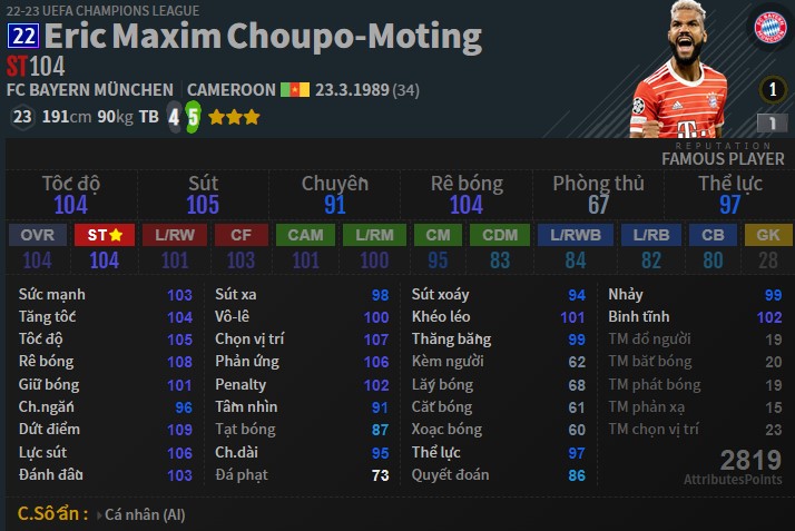 FO4: Top 5 ST hàng đầu mùa 22UCL