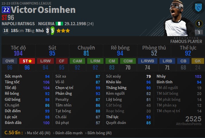 FO4: Top 5 ST hàng đầu mùa 22UCL