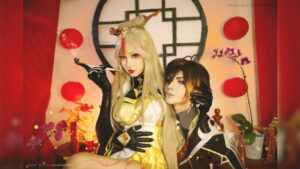 Genshin Impact, Cosplay, Zhongli, Ningguang