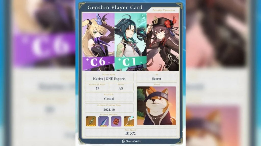 Genshin Impact: Hướng dẫn tự làm "card bo góc" cực kì chất chơi
