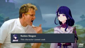 Genshin Impact, Raiden Shogun, Gordon Ramsey