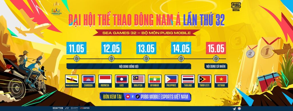 SEA Games 32 - Những điều cần biết về bộ môn PUBG Mobile: Lịch thi đấu, địa điểm và thể thức SEA Games 32