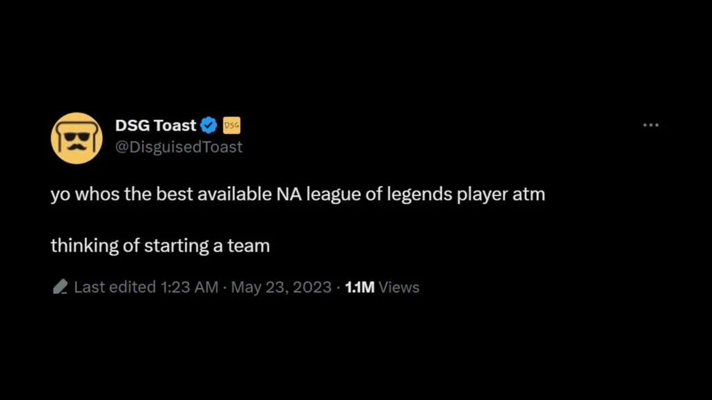 Không dừng lại ở Valorant, streamer Disguised Toast tham vọng thành lập một đội tuyển LMHT