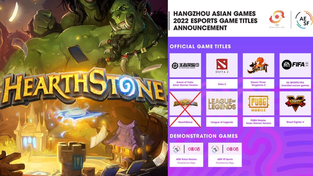 ASIAD 19: Danh sách các tựa game Esports chính thức được đưa vào thi đấu ASIAD 2022
