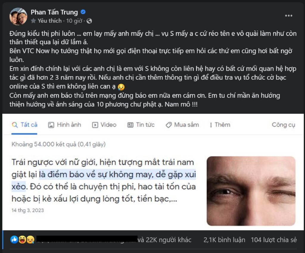 Thầy Giáo Ba 'ngồi không' cũng dính drama, bị xuyên tạc liên quan đến streamer S Thầy Giáo Ba