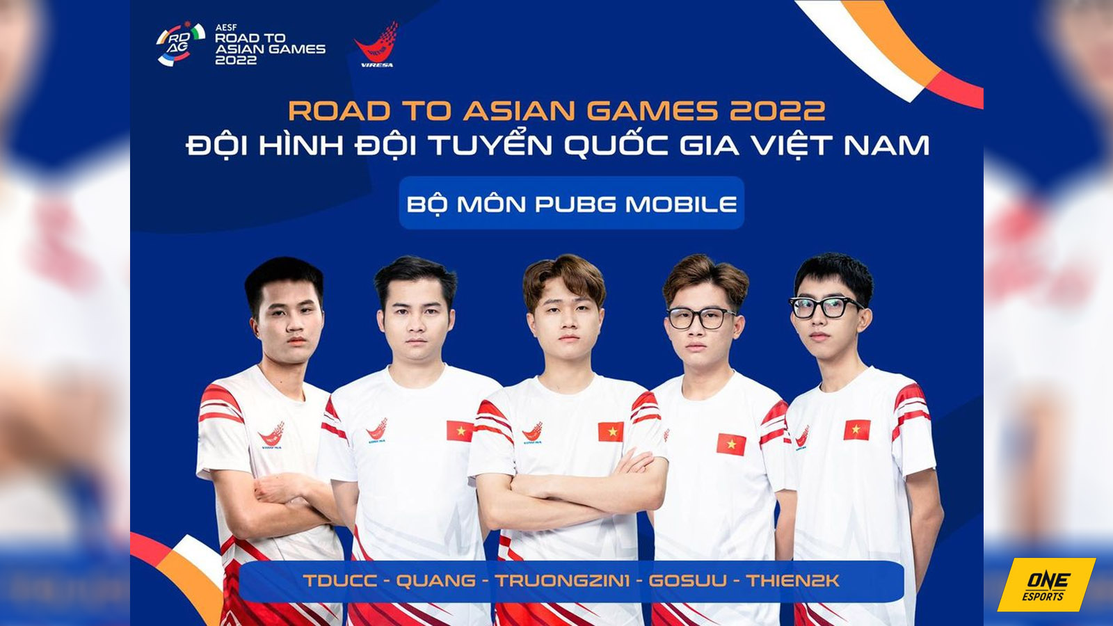 ASIAD 19 Đội tuyển PUBG Mobile của Việt Nam được hé lộ ONE Esports