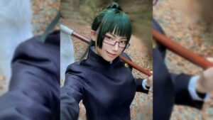 Act Cool Đứng Hình Mất 5 Giây Trước Bộ Cosplay 'Nữ Thuật Sư Nóng Tính Nhất  Jujutsu Kaisen' Maki Zenin Của Akase Akari | One Esports Vietnam