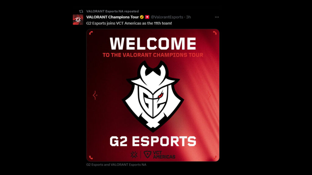 G2 Esports gia nhập VCT Châu Mỹ với bộ khung của The Guard
