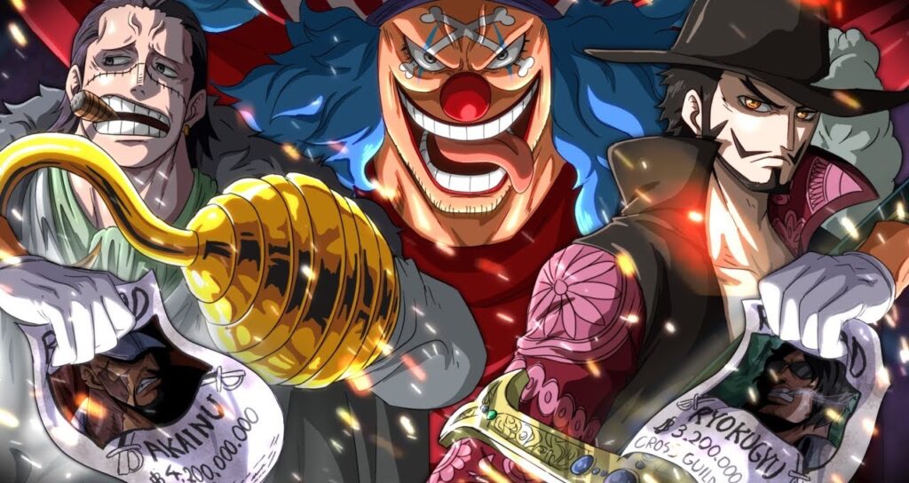 One Piece: Hành trình trở thành Tân Tứ Hoàng của Buggy