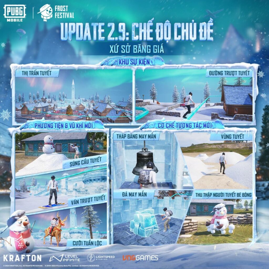 Cập nhật PUBG Mobile 2.9: Lễ hội mùa đông có gì đặc biệt?