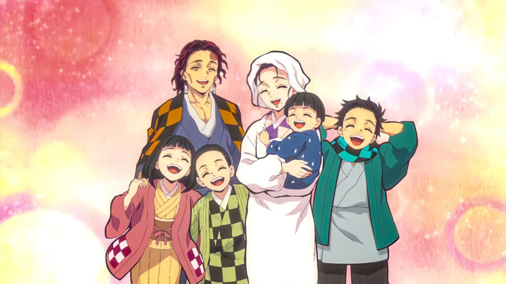 Kimetsu no Yaiba, Kamado Family, anime