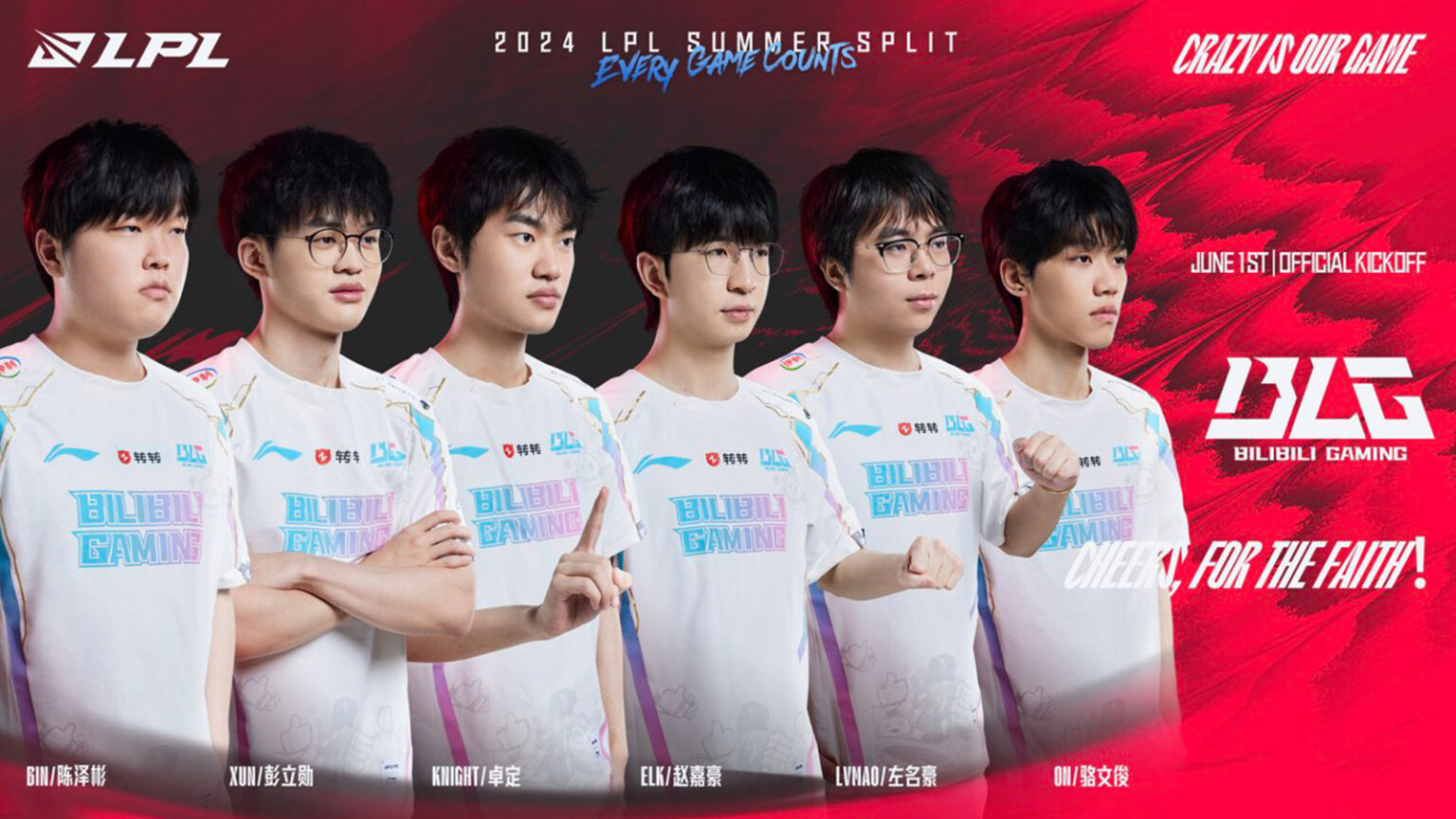 Cập nhật Bảng xếp hạng LPL Mùa Hè 2024 ONE Esports Vietnam