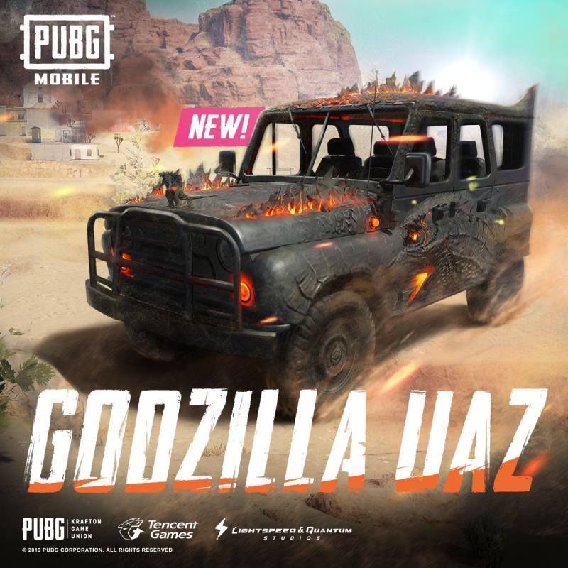 PUBG Mobile: Xuất hiện xe UAZ phiên bản Godzilla cực chất khiến game thủ mê  mệt | ONE Esports Vietnam