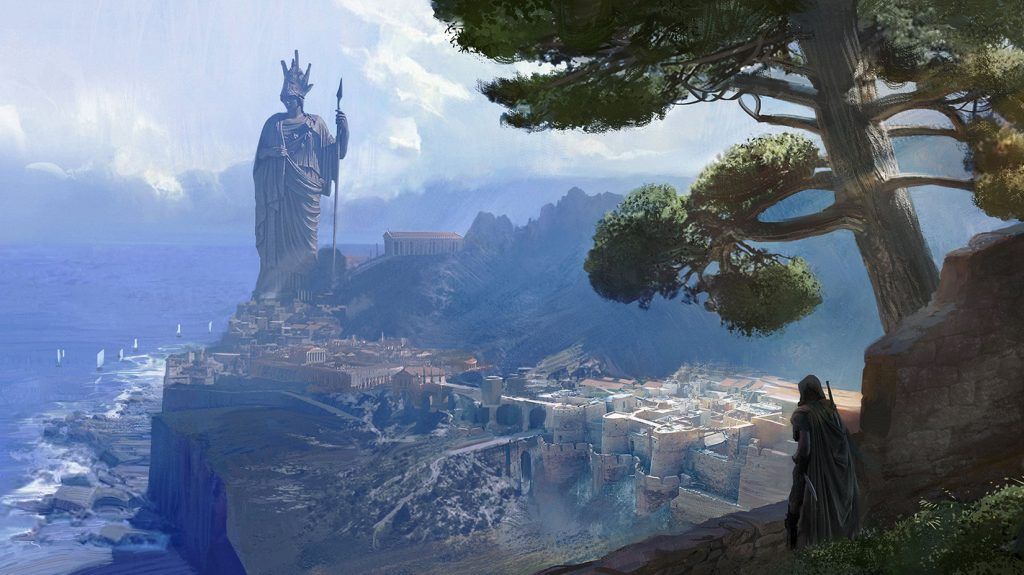 Không được đi tham quan, thầy giáo cho học sinh trải nghiệm khung cảnh Hy lạp qua tựa game Assassin's Creed: Odyssey