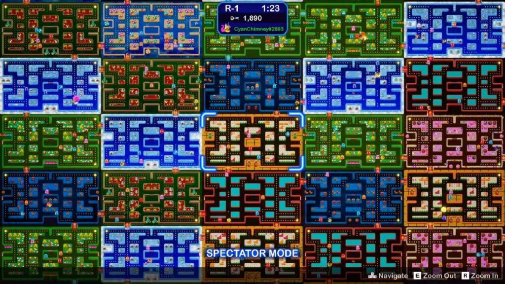 Pac-Man ra mắt phần chơi sinh tồn với mê cung 64 bản đồ