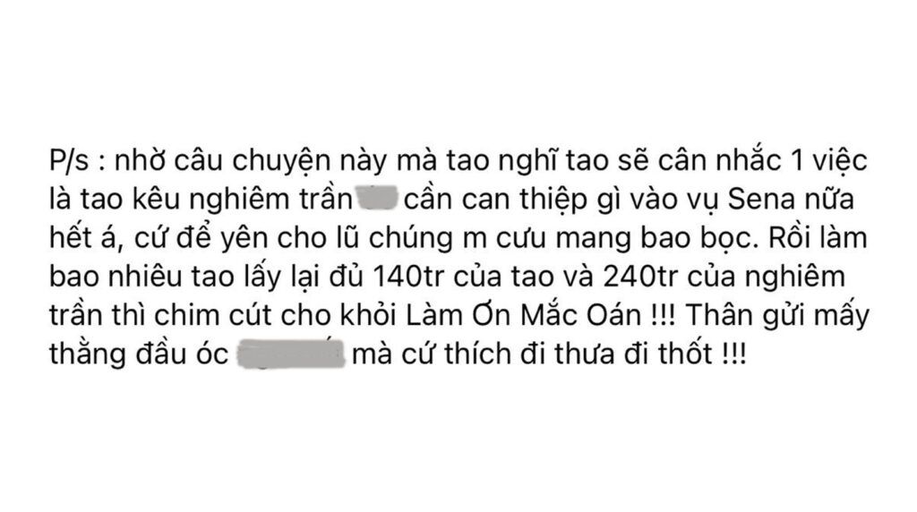 Thầy Ba lên tiếng đính chính drama SBTC 'tẩy chay' Sena